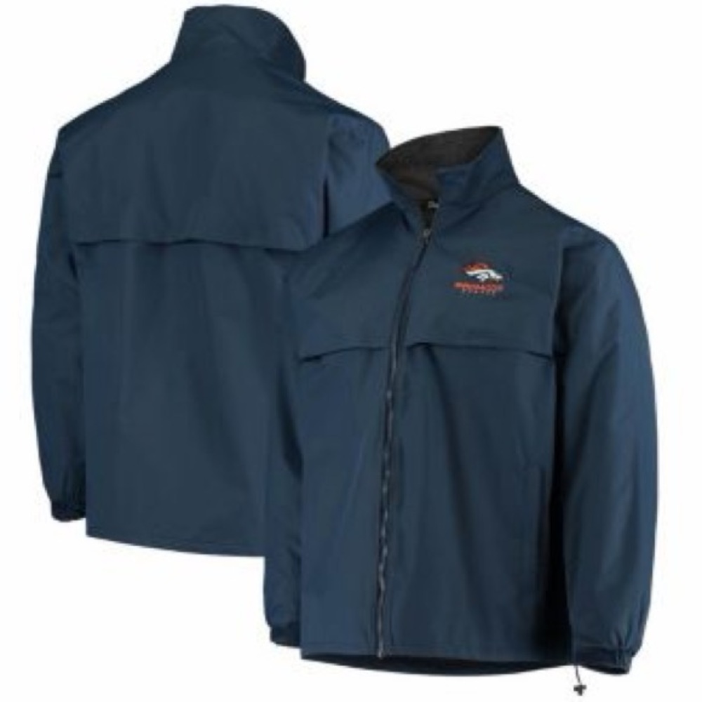 Dunbrooke Men’s size Large Triumph Blue Fleece Lined Denver Broncos Jacket